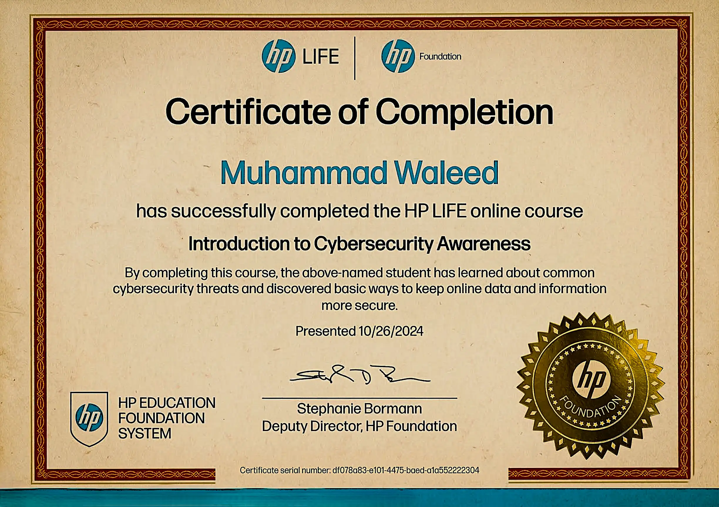 Machine Learning Certificate